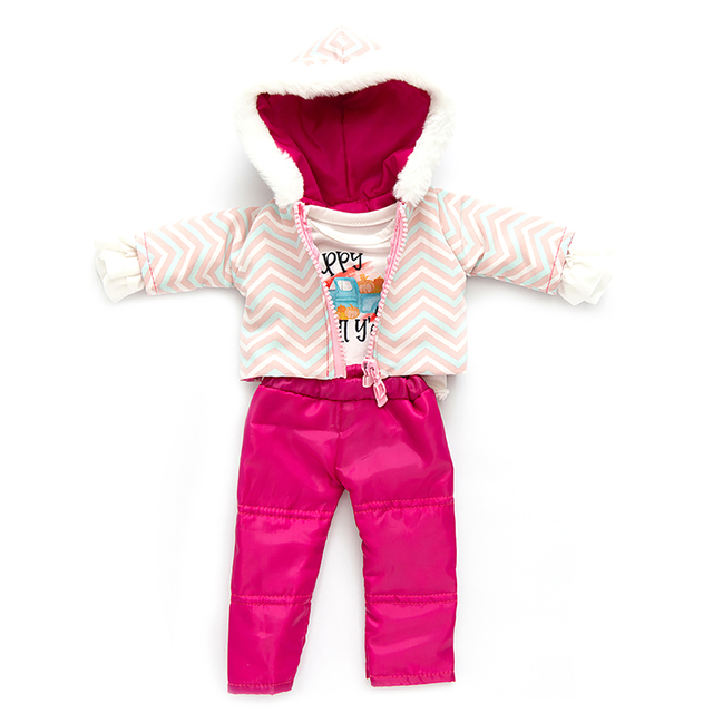 Nowa kurtka FashionDown 2021 - pasuje do ubranek dla lalki o wysokości 18 cali, boże narodzenie (tylko ubrania dla lalek) - Wianko - 18