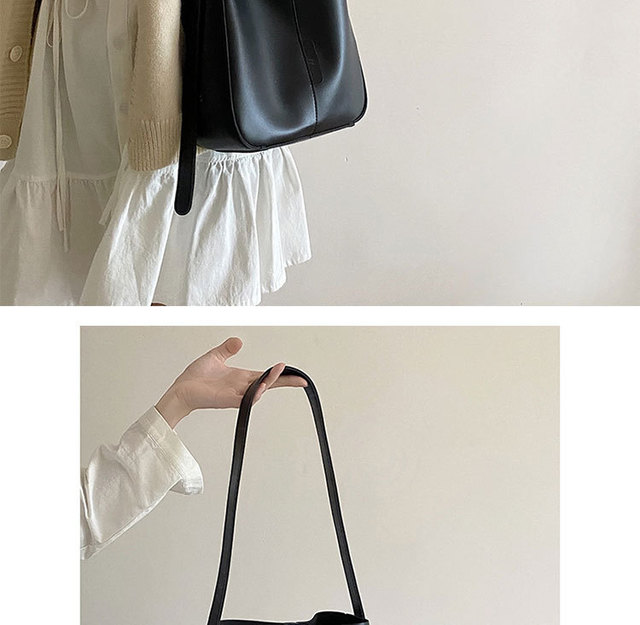 Nowa duża torba na ramię dla kobiet z miękką skórzaną wykończoną modnym stylem koreańskim - Wianko - 31