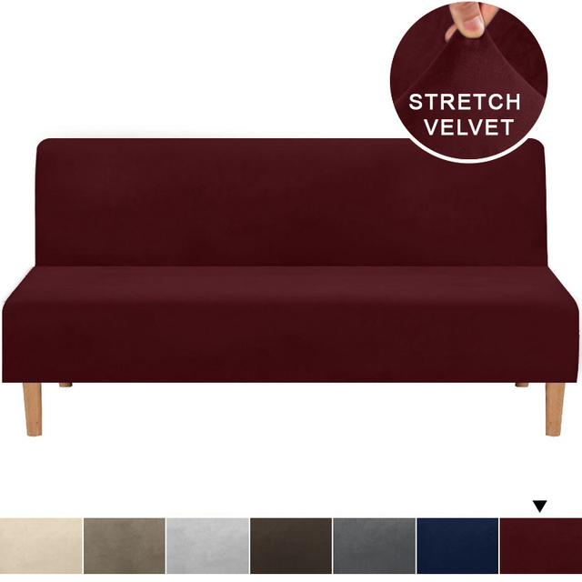 Tkanina aksamitna, ciemny kolor, antypoślizgowa, zdejmowana, zmywalna pościel na dużą sofę z gumką - Wianko - 14