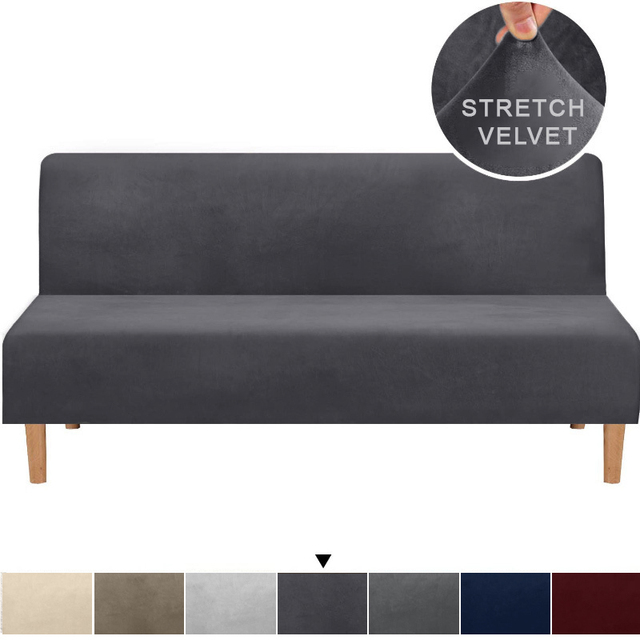 Tkanina aksamitna, ciemny kolor, antypoślizgowa, zdejmowana, zmywalna pościel na dużą sofę z gumką - Wianko - 12