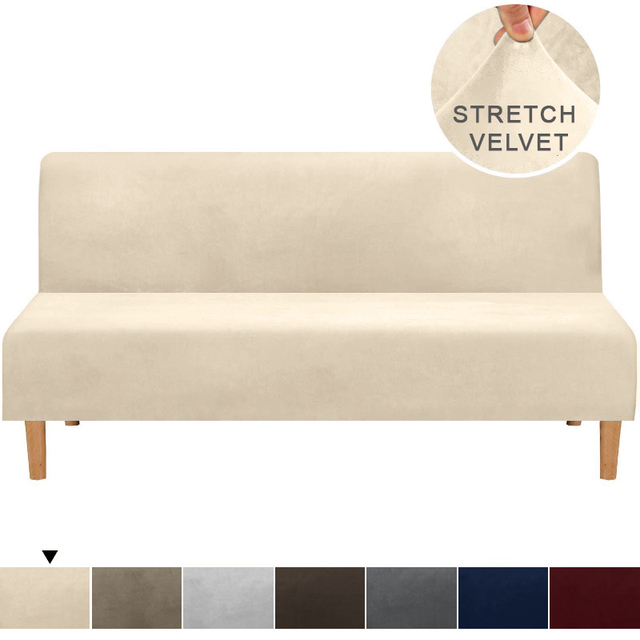 Tkanina aksamitna, ciemny kolor, antypoślizgowa, zdejmowana, zmywalna pościel na dużą sofę z gumką - Wianko - 6