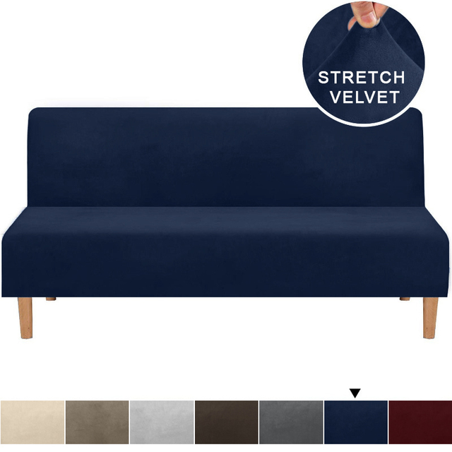 Tkanina aksamitna, ciemny kolor, antypoślizgowa, zdejmowana, zmywalna pościel na dużą sofę z gumką - Wianko - 13