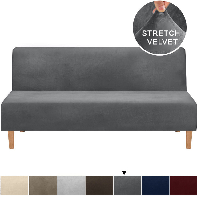 Tkanina aksamitna, ciemny kolor, antypoślizgowa, zdejmowana, zmywalna pościel na dużą sofę z gumką - Wianko - 11