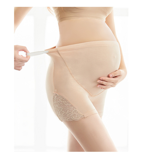 Wysokie spodenki ciążowe dla kobiet Plus rozmiar - regulowana talia, antyodblaskowe - Wianko - 10