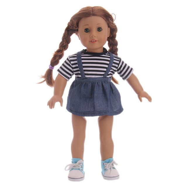Ładna lalka jednolita 18 cali i 43 cm, dla amerykańskiej lalki oraz odrodzonej lalki dziewczynki - Wianko - 9
