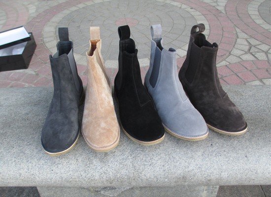 Buty sztyblety męskie w stylu vintage, wykonane z wysokiej jakości prawdziwej skóry, wzorowane na stylu Kanye Westa, rozmiar do 12.5 US - Wianko - 3