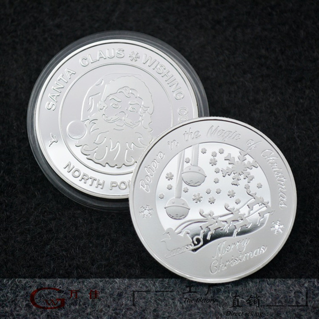 Mikolaj - kolekcjonerskie pozłacane monety biegun północny - prezent świąteczny Coin2022 - Wianko - 9