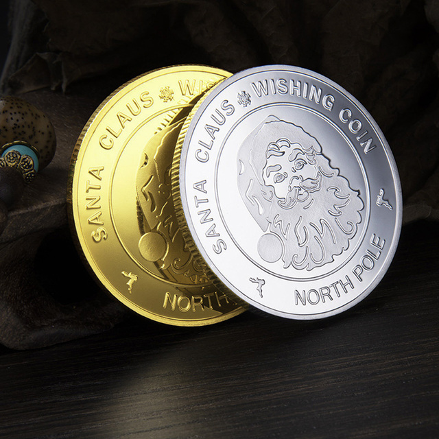Mikolaj - kolekcjonerskie pozłacane monety biegun północny - prezent świąteczny Coin2022 - Wianko - 7