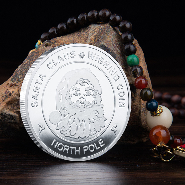 Mikolaj - kolekcjonerskie pozłacane monety biegun północny - prezent świąteczny Coin2022 - Wianko - 6