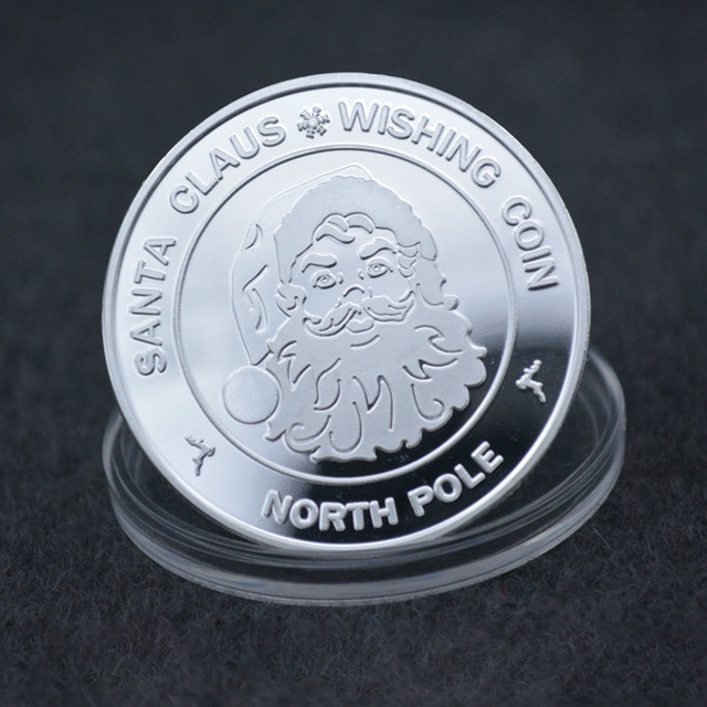 Mikolaj - kolekcjonerskie pozłacane monety biegun północny - prezent świąteczny Coin2022 - Wianko - 10