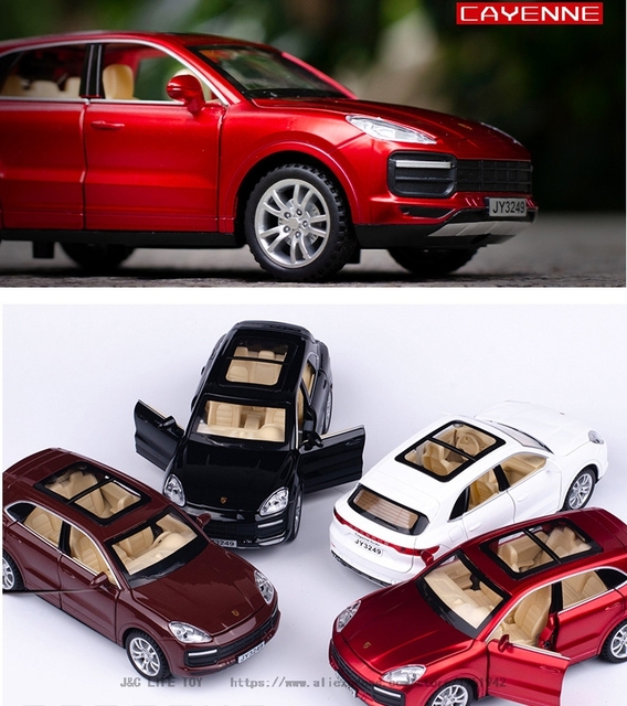 1:32 Model samochodu Cayenne Turbo - Odlewane Diecasts i zabawki samochodowe dla dzieci - Wianko - 7