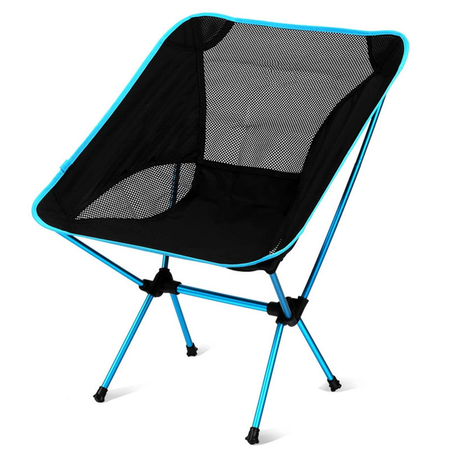 Krzesło wędkarskie składane z lekkiego aluminium do turystyki, pikników i grillowania - Wianko - 3