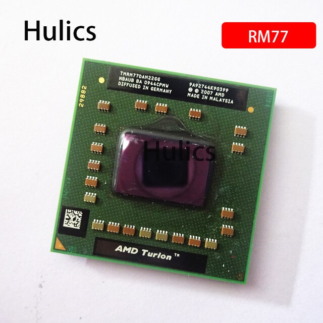 Procesor mobilny Hulics AMD Turion 64 X2 dwurdzeniowy 2.3 GHz TMRM77DAM22GG - Wianko - 4