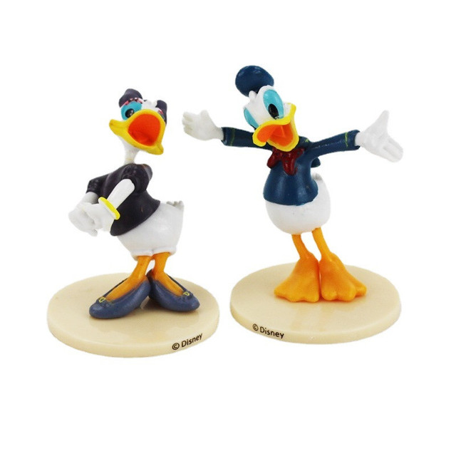 6 sztuk/zestaw figurki PVC Disney Mickey Mouse, Minnie, kaczor Donald i Goofy - lalki dekoracyjne dla dzieci - Wianko - 6