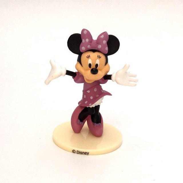 6 sztuk/zestaw figurki PVC Disney Mickey Mouse, Minnie, kaczor Donald i Goofy - lalki dekoracyjne dla dzieci - Wianko - 9