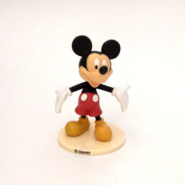 6 sztuk/zestaw figurki PVC Disney Mickey Mouse, Minnie, kaczor Donald i Goofy - lalki dekoracyjne dla dzieci - Wianko - 8