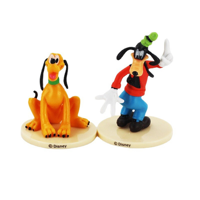 6 sztuk/zestaw figurki PVC Disney Mickey Mouse, Minnie, kaczor Donald i Goofy - lalki dekoracyjne dla dzieci - Wianko - 7