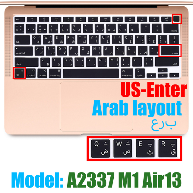 Ochronna folia klawiatury do Macbook Air13 M1 chipowa obudowa silikonowa 13.3Air A2337 Release2020 - Wianko - 19