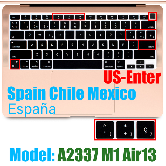 Ochronna folia klawiatury do Macbook Air13 M1 chipowa obudowa silikonowa 13.3Air A2337 Release2020 - Wianko - 29