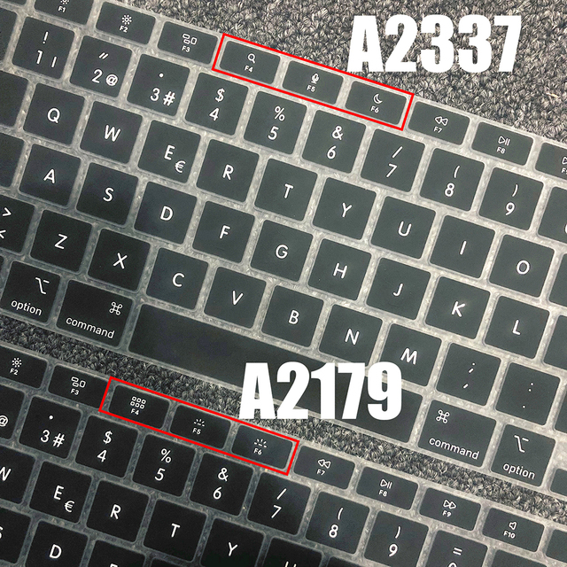 Ochronna folia klawiatury do Macbook Air13 M1 chipowa obudowa silikonowa 13.3Air A2337 Release2020 - Wianko - 16