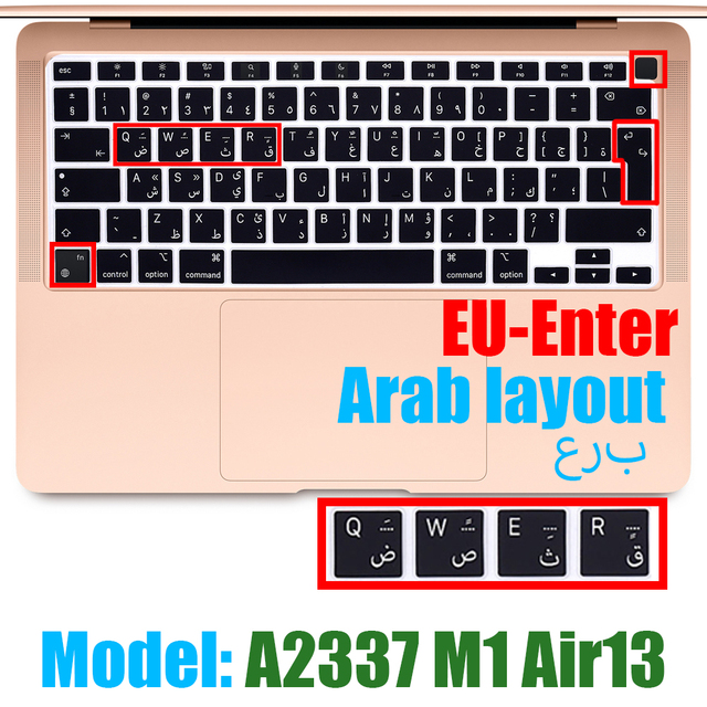 Ochronna folia klawiatury do Macbook Air13 M1 chipowa obudowa silikonowa 13.3Air A2337 Release2020 - Wianko - 20
