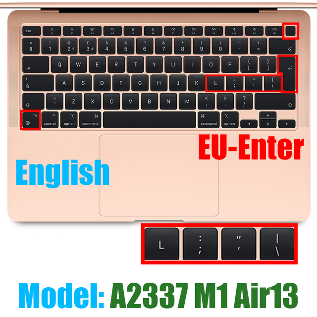 Ochronna folia klawiatury do Macbook Air13 M1 chipowa obudowa silikonowa 13.3Air A2337 Release2020 - Wianko - 33