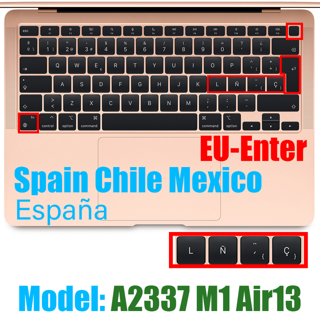 Ochronna folia klawiatury do Macbook Air13 M1 chipowa obudowa silikonowa 13.3Air A2337 Release2020 - Wianko - 30