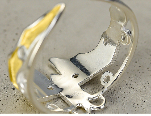 Pierścień Hollow Butterfly Kite: ręcznie projektowany, naturalny, wykonany z prawdziwej srebrnej biżuterii 925 Sterling Silver dla kobiet - Wianko - 3