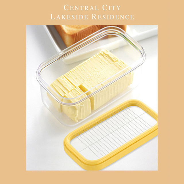Pudełko ceramiczne do pieczenia masła z pokrywką, z drutem do cięcia i nożem, taca serowa - Wianko - 7