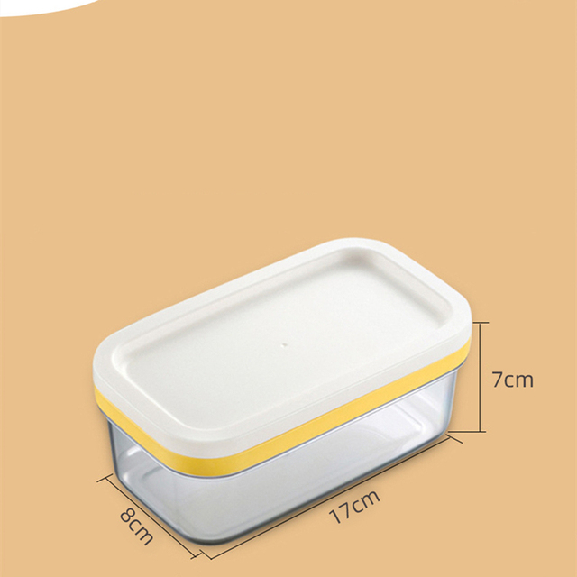 Pudełko ceramiczne do pieczenia masła z pokrywką, z drutem do cięcia i nożem, taca serowa - Wianko - 1