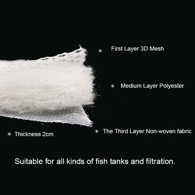 Trójwarstwowy Filtr Akwariowy do Akwarium Bio Cotton Foam Skimmer - Piankowy Filtr Biochemiczny z Gąbką Bawełnianą - Wianko - 5