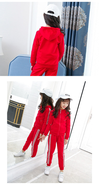 Koreański sweter w kolorze czerwono-różowym dla małych dziewcząt, dwuczęściowy, dla wieku od 0 do 6 lat, z bawełny, stylizowany na kombinezon - Wianko - 8