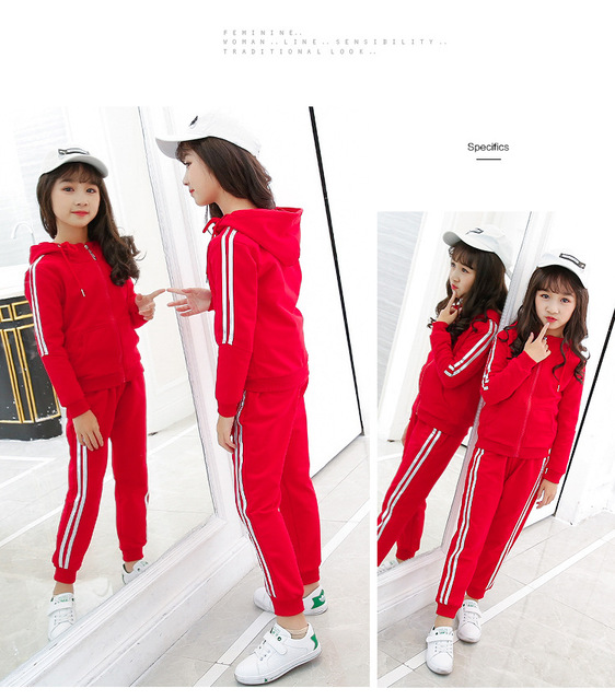 Koreański sweter w kolorze czerwono-różowym dla małych dziewcząt, dwuczęściowy, dla wieku od 0 do 6 lat, z bawełny, stylizowany na kombinezon - Wianko - 5