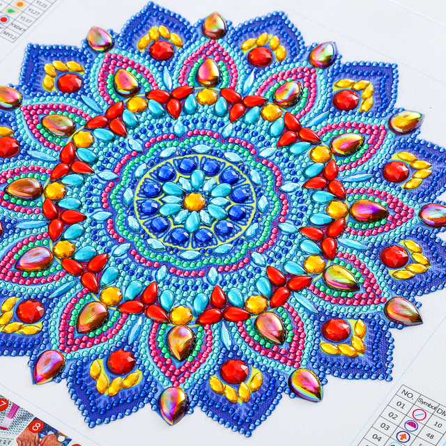 Diamentowy obraz 5D Mandala - haft ze specjalnym wzorem mozaika do dekoracji domu DIY - Wianko - 25