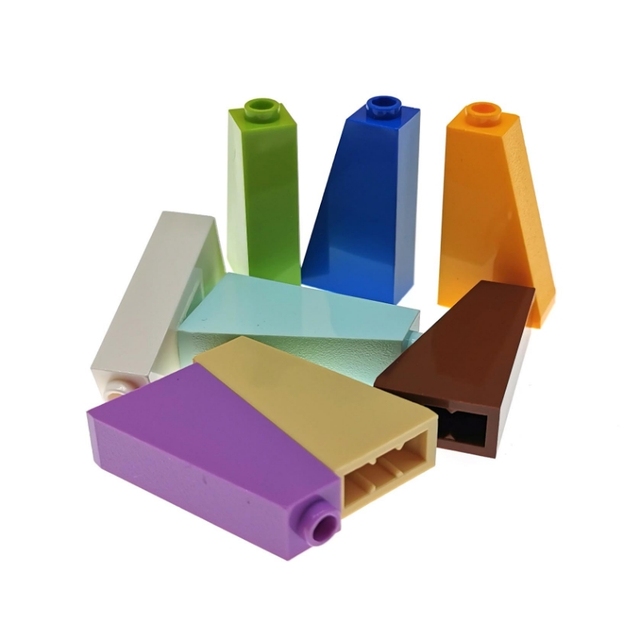 Modułowa zabawka GBC Technicznego MOC 1Pc - Bloki 4460, nachylenie 75, 2x1x3 cegieł, niezdefiniowany typ kołków - Wianko - 2