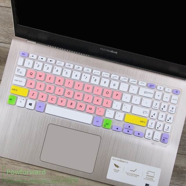 Osłona na klawiaturę laptopa 17 cali, pokrowiec ochronny ze skóry do Asus VivoBook 17 A712, 17.3'' - Wianko - 21