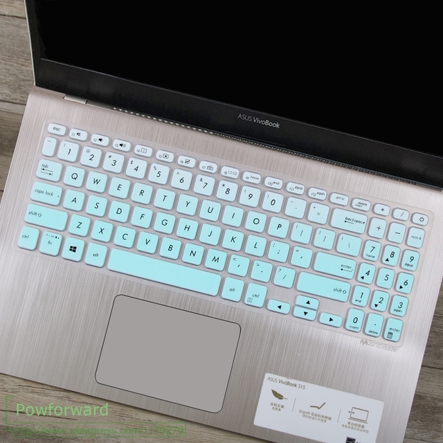 Osłona na klawiaturę laptopa 17 cali, pokrowiec ochronny ze skóry do Asus VivoBook 17 A712, 17.3'' - Wianko - 15