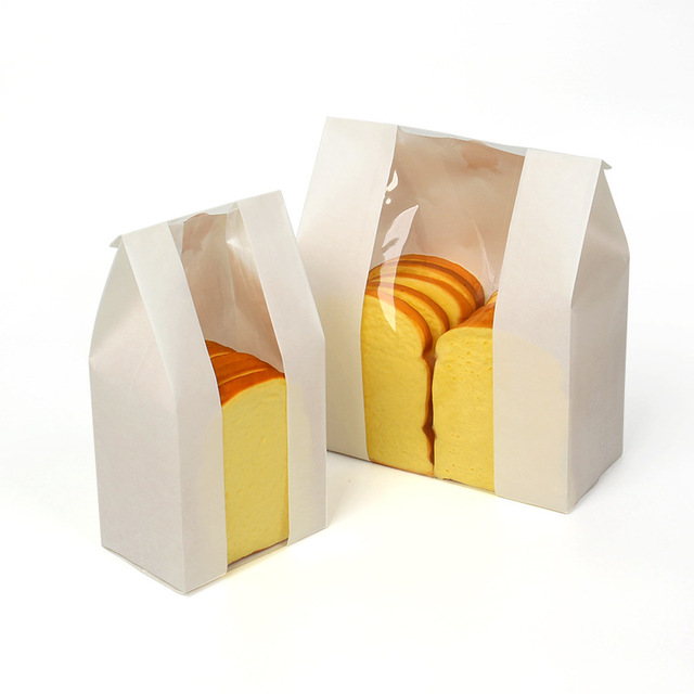 Opakowanie do pieczenia chleba - 50 sztuk papierowych toreb pakowych z przezroczystym okienkiem dla Wedding Party - Wianko - 11