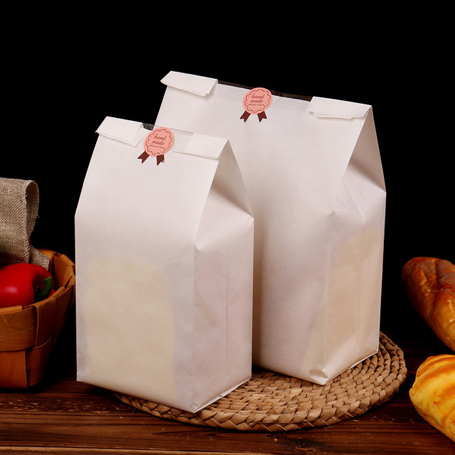 Opakowanie do pieczenia chleba - 50 sztuk papierowych toreb pakowych z przezroczystym okienkiem dla Wedding Party - Wianko - 5