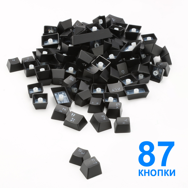 Mechaniczna klawiatura Redragon 87 z rosyjskimi klawiszami Cherry MX - Wianko - 3