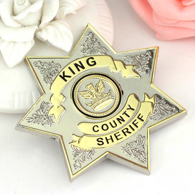 Broszka Uniform Star King County z filmu The Walking Dead - Wianko - 1