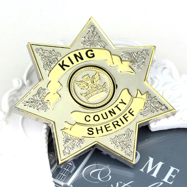 Broszka Uniform Star King County z filmu The Walking Dead - Wianko - 4