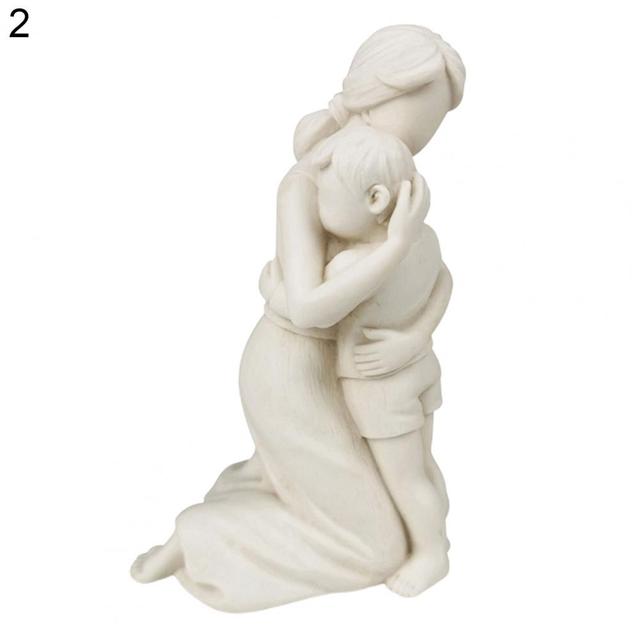 Figurka ręcznie malowana w stylu matki z motywem wierzby - delikatny, niezapomniany posąg do dekoracji pokoju - Wianko - 15