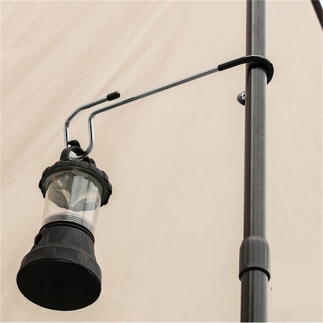 Lampa namiotowa na zewnątrz 2021 Camping Light S Spiral Metal z haczykiem - antypoślizgowa, dwukierunkowa lampa kempingowa do pieszych wycieczek i campingowych przygód ED889 - Wianko - 9