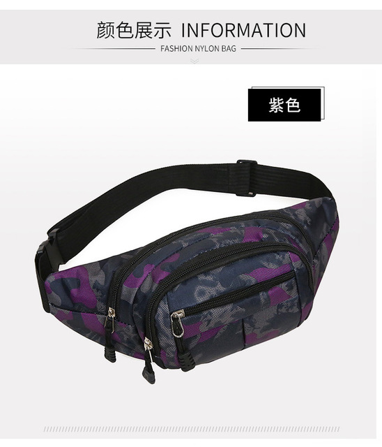 Saszetka torba na biodro unisex piterek podróżna moda - Wianko - 18