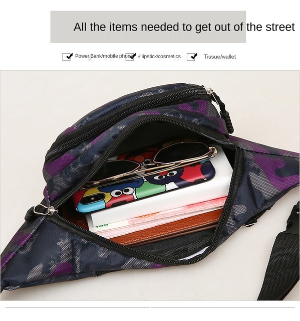 Saszetka torba na biodro unisex piterek podróżna moda - Wianko - 6