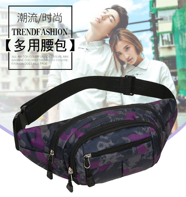 Saszetka torba na biodro unisex piterek podróżna moda - Wianko - 1