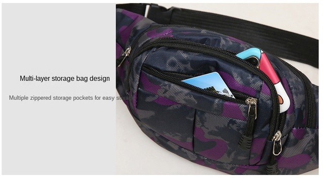 Saszetka torba na biodro unisex piterek podróżna moda - Wianko - 28