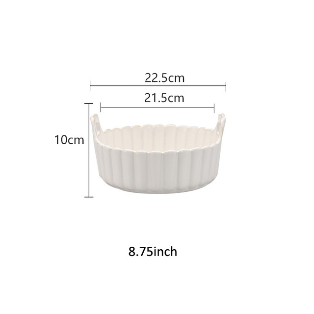 Zestaw stołowy talerze ceramiczne japońskie płytkie biel glazurowane (z salaterkami, łyżkami)- domowy i hotelowy - Wianko - 15