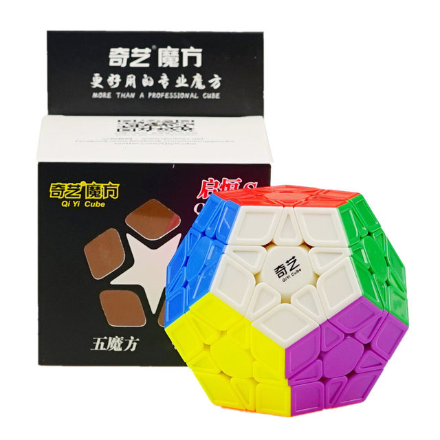 Profesjonalna 3x3 Megaminx Qiyi Qiheng S - magiczna kostka grawerowana - Wianko - 1